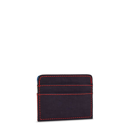 Kipling Cardy Card Holder Táska Kék Piros | HU 2053NW